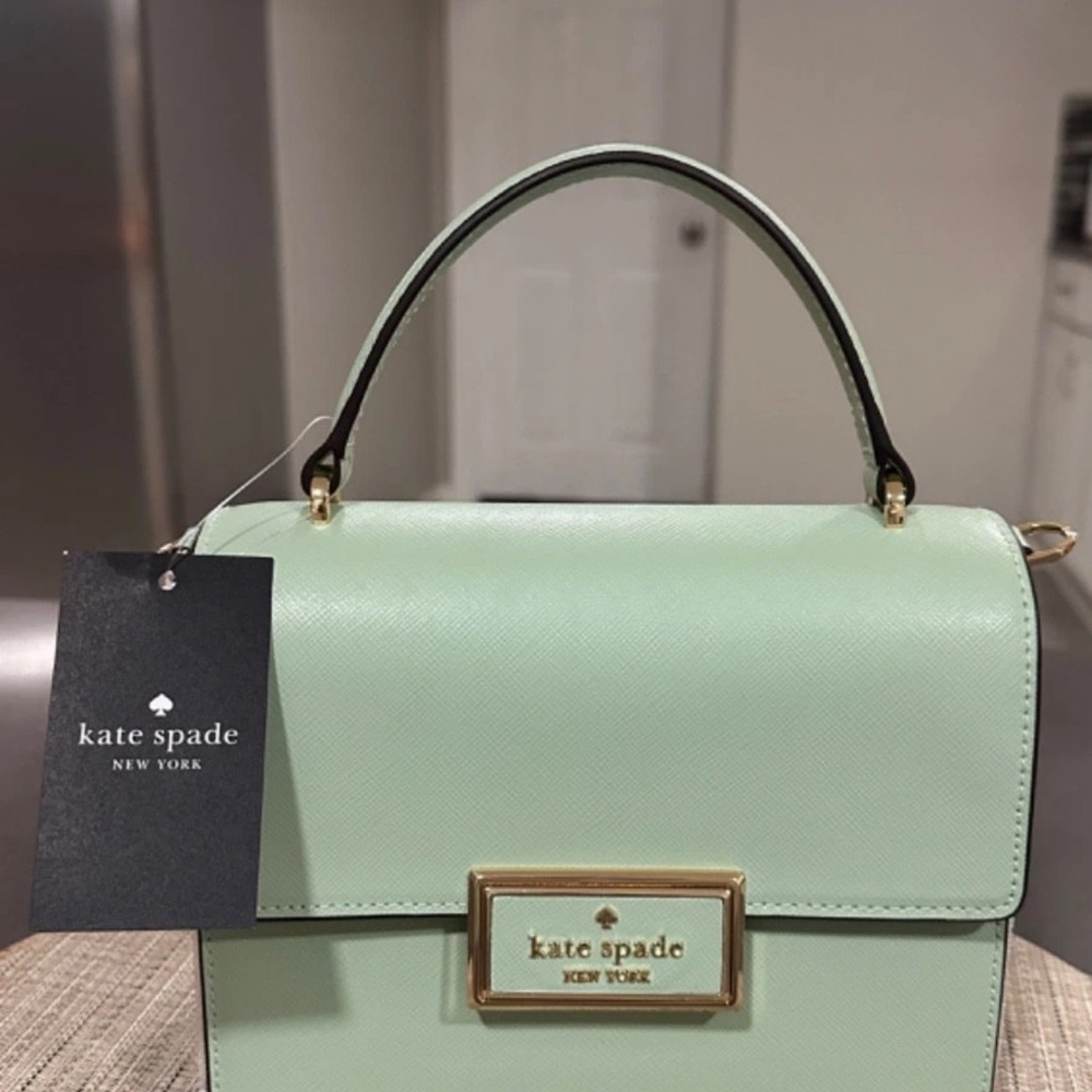 kate spade Mint Green Structured Top-Handle Satchel